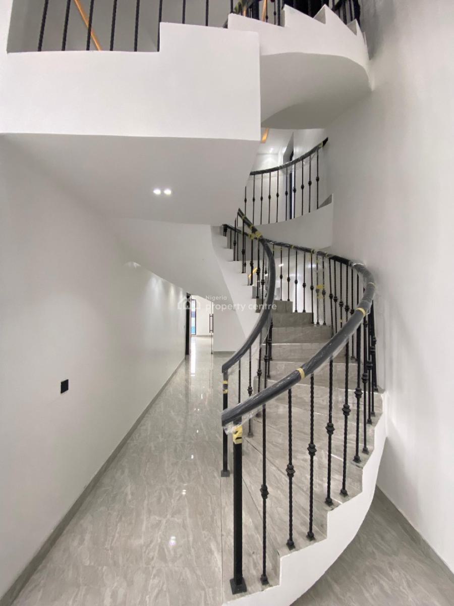 Lovely 5 Bedroom Contemporary Design Triplex with 1 En-suite Maid Room, Atlantic View Estate, Lekki Phase 1, Lekki, Lagos, Detached Duplex for Sale