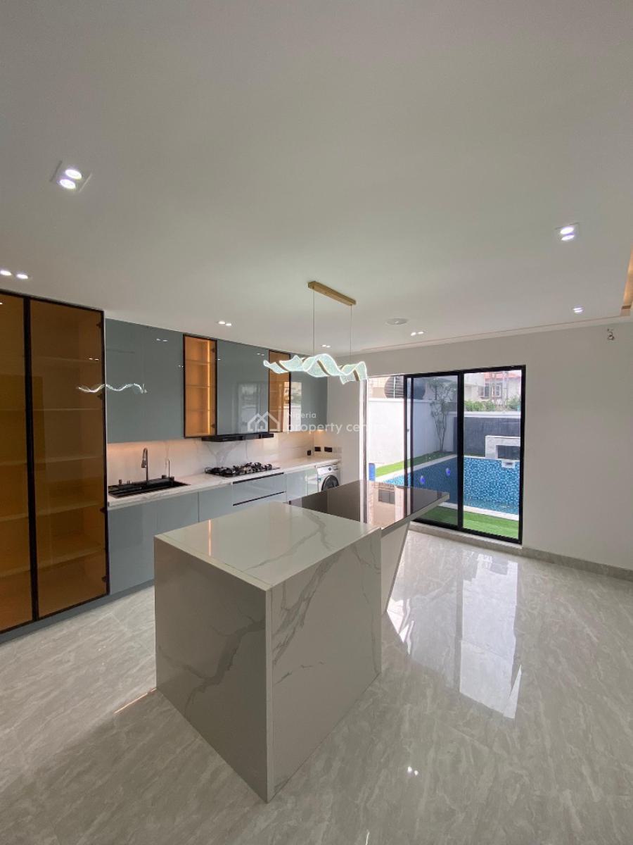 Lovely 5 Bedroom Contemporary Design Triplex with 1 En-suite Maid Room, Atlantic View Estate, Lekki Phase 1, Lekki, Lagos, Detached Duplex for Sale