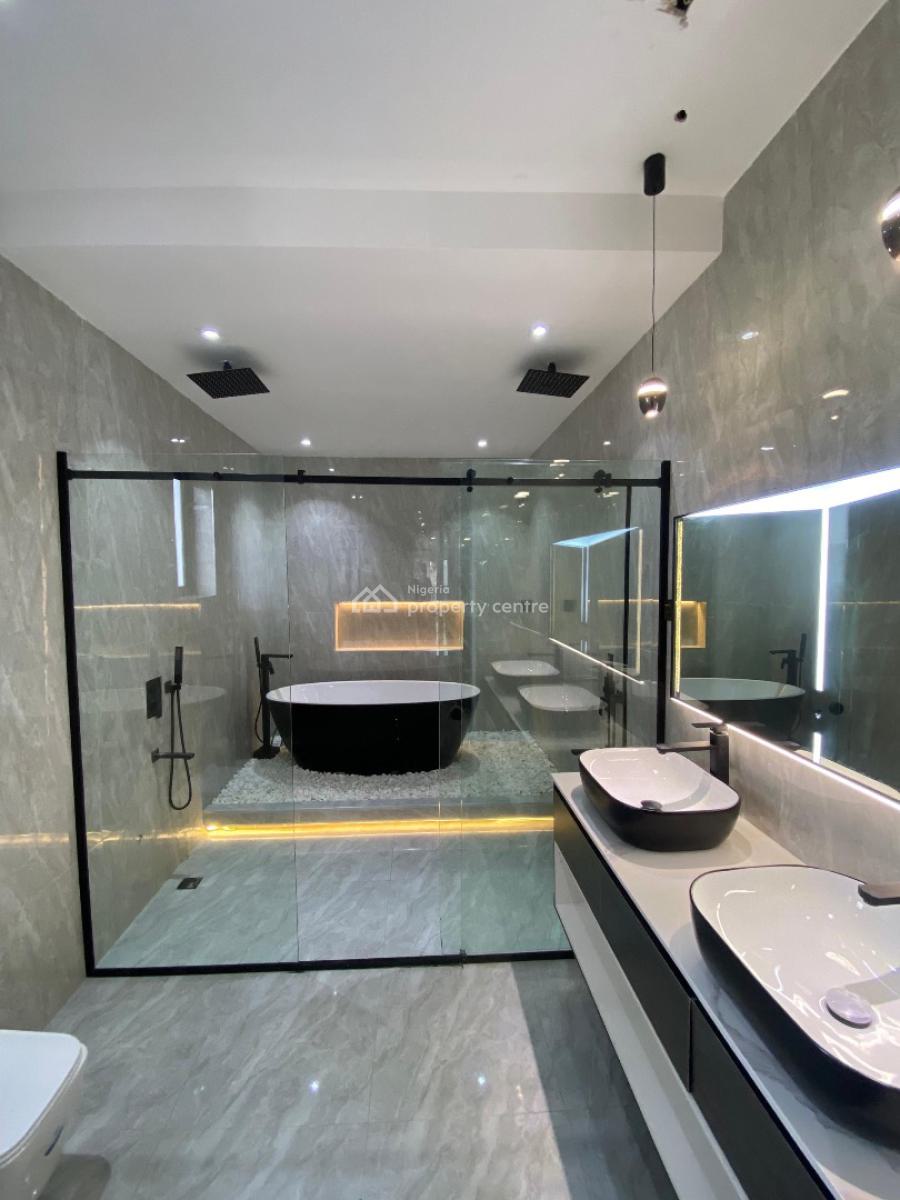 Lovely 5 Bedroom Contemporary Design Triplex with 1 En-suite Maid Room, Atlantic View Estate, Lekki Phase 1, Lekki, Lagos, Detached Duplex for Sale