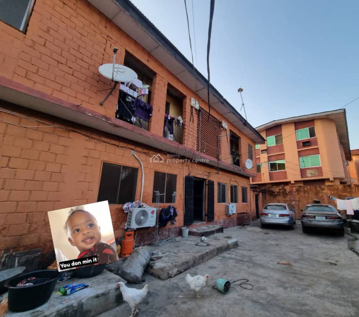 Block of 4 Flat of 2 and 3 Bedrooms Flats, Gbagada, Lagos, Block of Flats for Sale