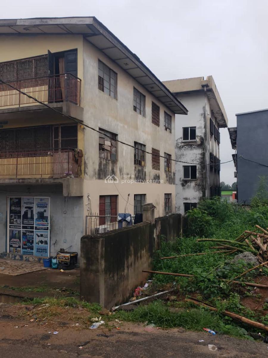 a Strategic Two Storey Building in a Good Location, Mokola, Ibadan North-west, Oyo, Block of Flats for Sale
