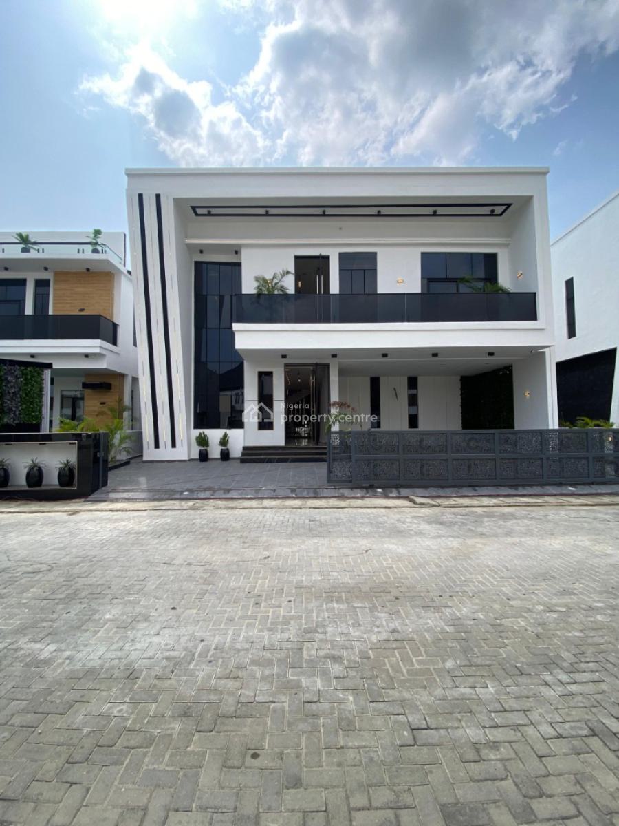 5 Bedrooms Fully Detached Duplex with Bq, Cinema, Swimming Pool, Box Room, Conservation Road, Ikota, Lekki, Lagos, Detached Duplex for Sale