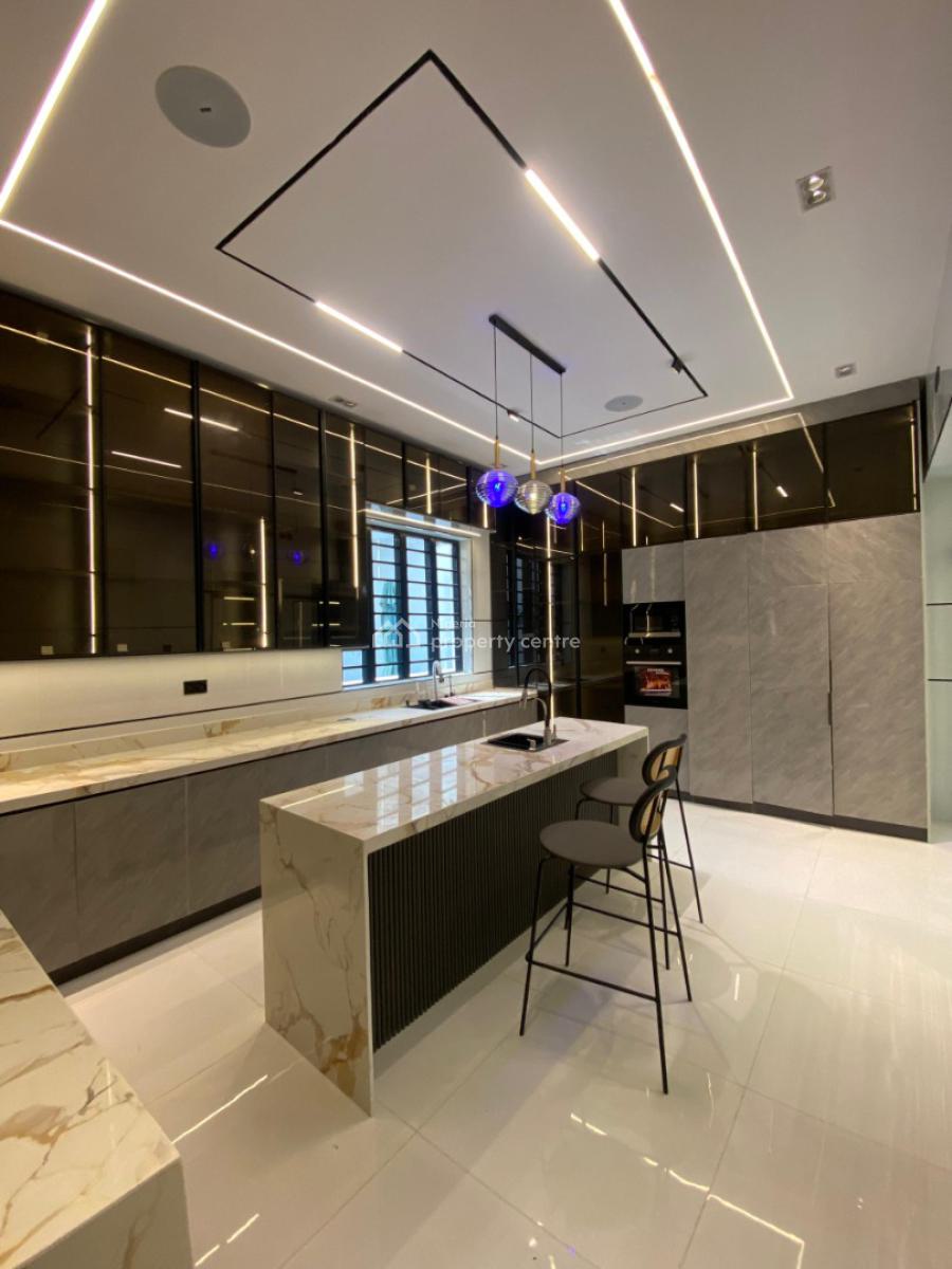 5 Bedrooms Fully Detached Duplex with Bq, Cinema, Swimming Pool, Box Room, Conservation Road, Ikota, Lekki, Lagos, Detached Duplex for Sale