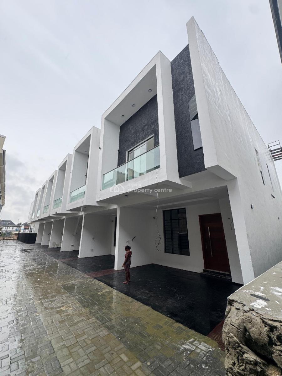 4 Bed (corner Unit) Terrace  in a Secure Location, Ikota, Lekki, Lagos, Terraced Duplex for Sale