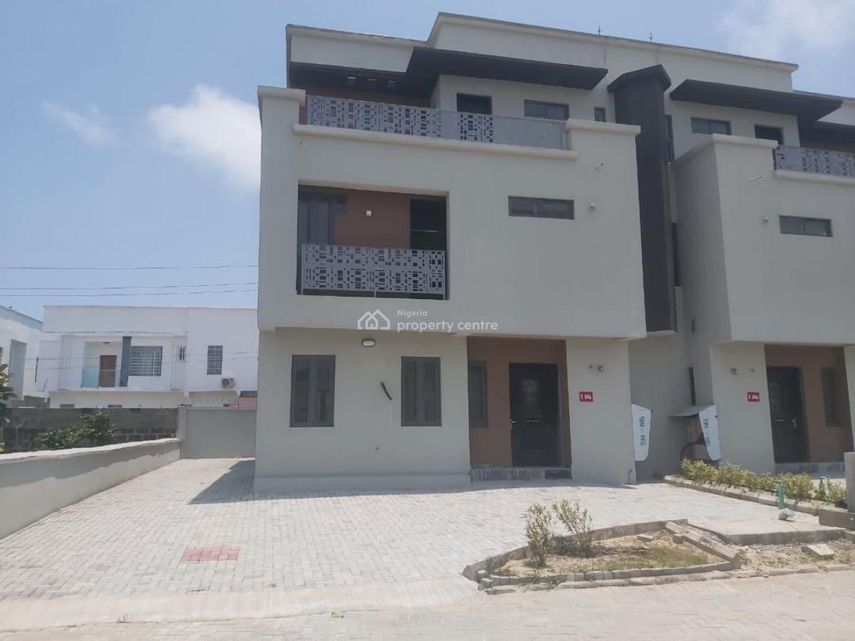 2 Units of 4 Bedroom Terrace with a Room Bq, Conservation, Ikota, Lekki, Lagos, Terraced Duplex for Sale