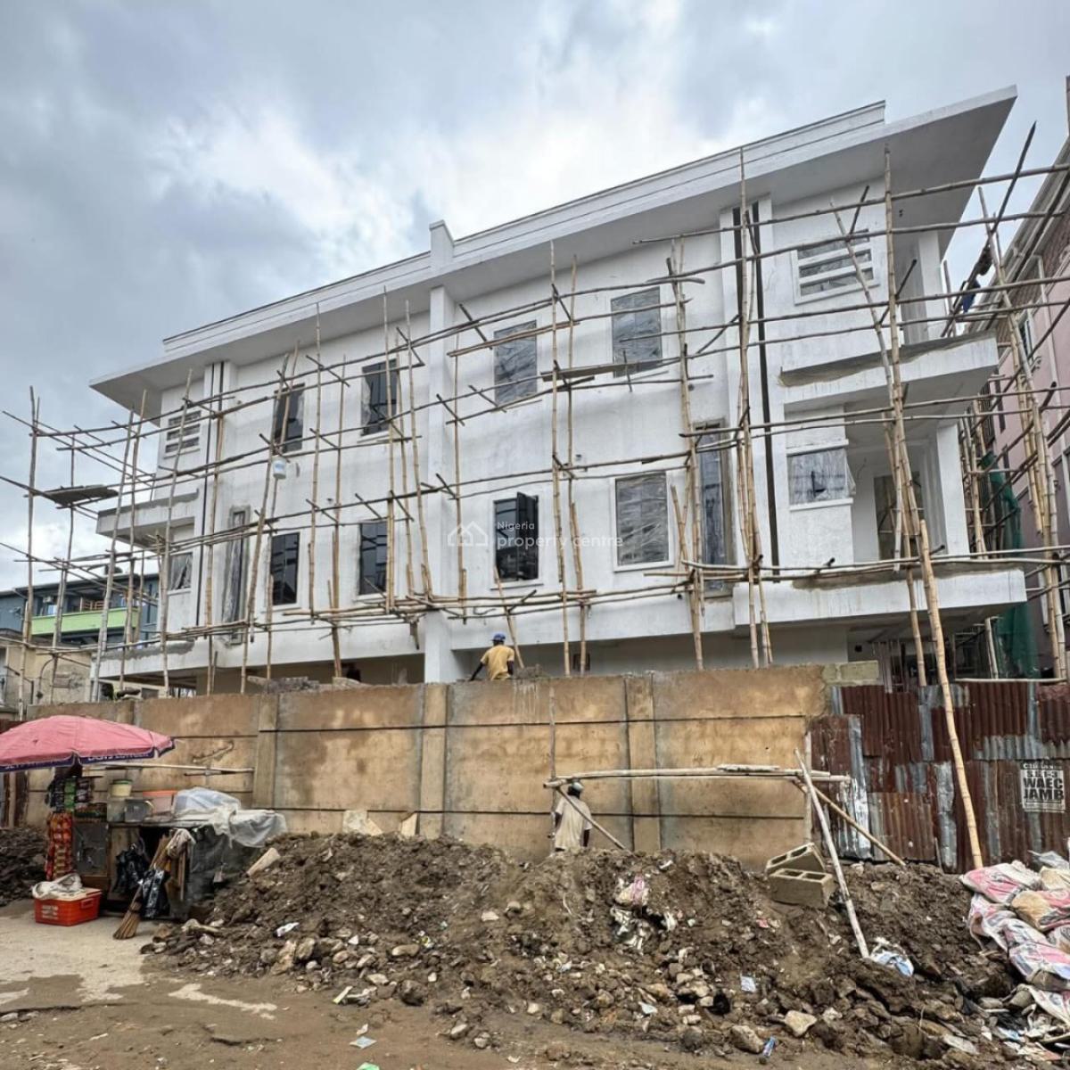 Newly Built 4 Bedroom Semi-detached Duplex, Ebute Metta, Yaba, Lagos, Detached Duplex for Sale