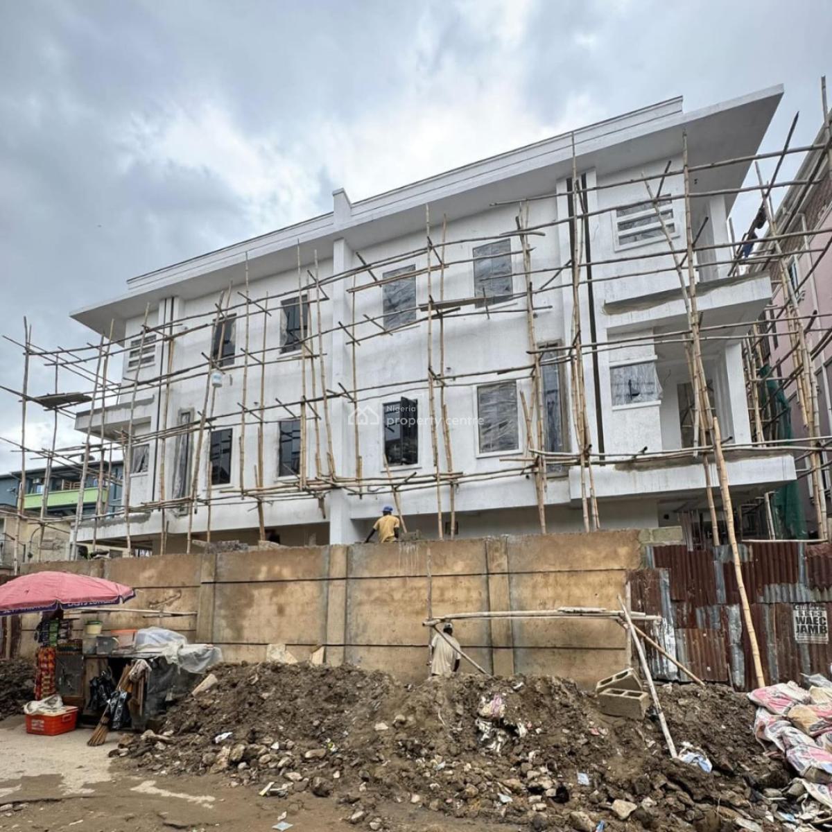 Newly Built 4 Bedroom Semi-detached Duplex, Ebute Metta, Yaba, Lagos, Detached Duplex for Sale