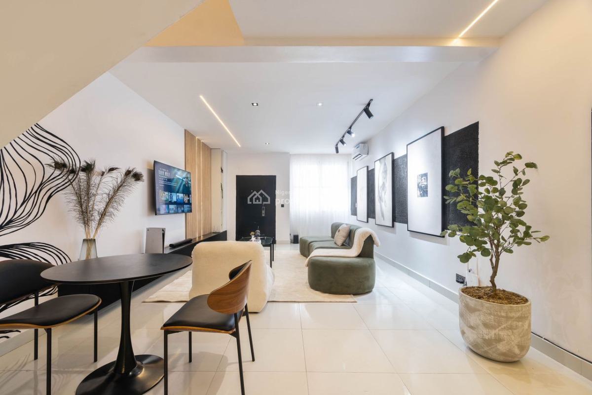 Brand New Smart Luxury 2 Bedrooms Maisonette Apartment, Richmond Pearl Estate, Lekki Phase 1, Lekki, Lagos, Flat / Apartment Short Let