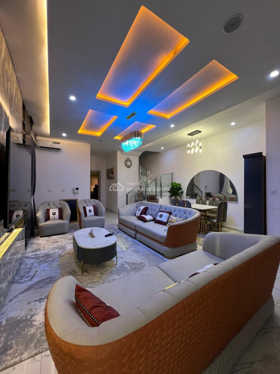 Furnished 4 Bedroom Semi Detached Duplex with Bq, Orchid, Lekki, Lagos, Semi-detached Duplex for Rent