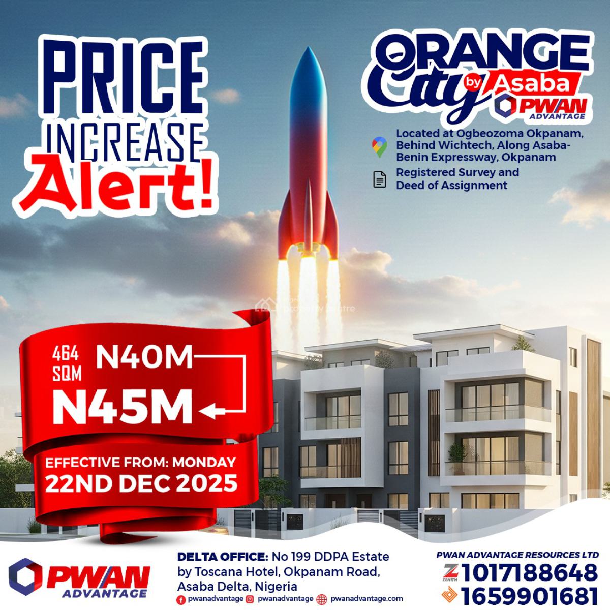 Orange City, Asaba-benin Expressway, Asaba, Delta, Mixed-use Land for Sale
