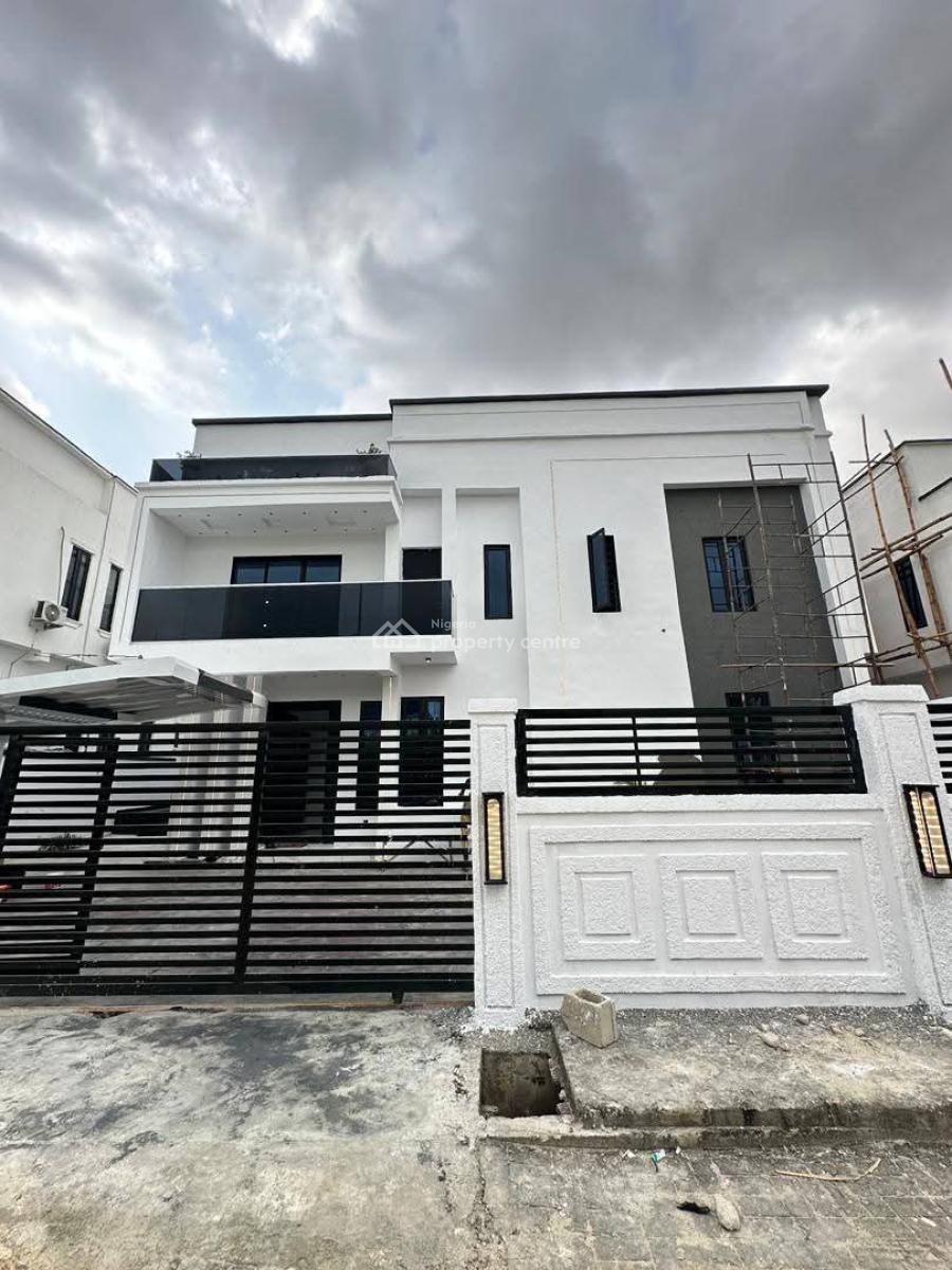 Exquisite Luxury 5 Bedroom Fully Detached Duplex with Bq and Pool, Lekki, Ajah, Lagos, Detached Duplex for Sale