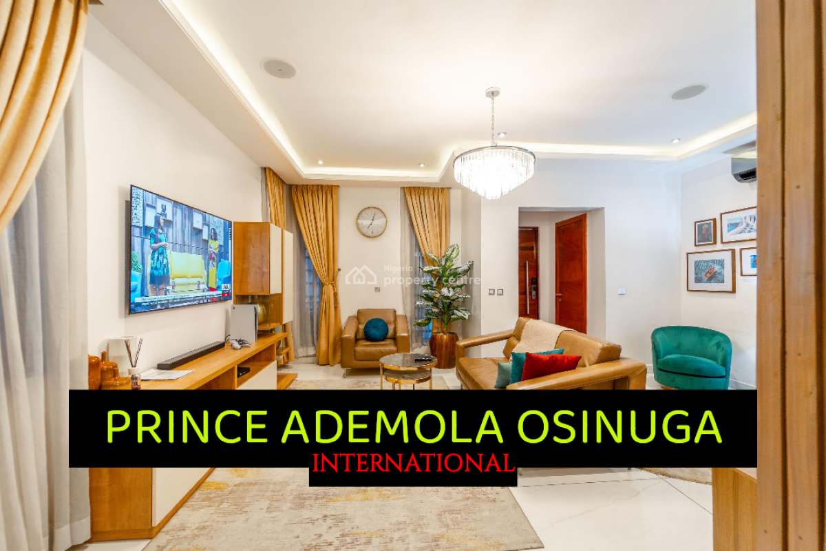 Furnished 4 Bedroom Detached Terrace Styled House+pool+gym, Off Banana Island Road Ikoyi, Ikoyi, Lagos, Terraced Duplex for Rent