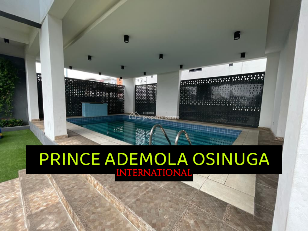 Furnished 4 Bedroom Detached Terrace Styled House+pool+gym, Off Banana Island Road Ikoyi, Ikoyi, Lagos, Terraced Duplex for Rent