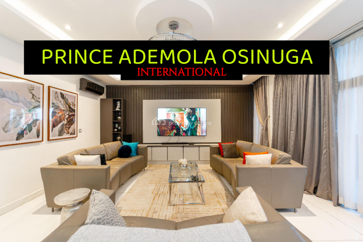 Furnished 4 Bedroom Detached Terrace Styled House + Pool + Gym, Off Banana Island Road, Ikoyi, Lagos, Terraced Duplex Short Let