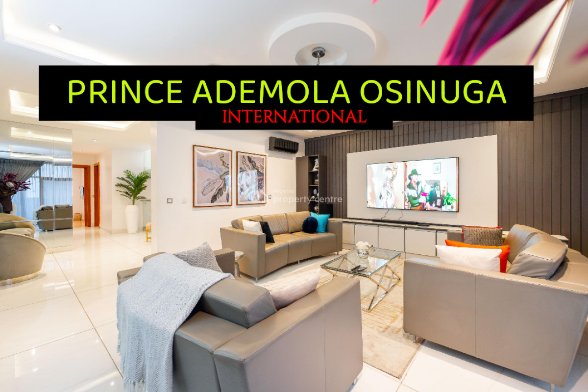 Furnished 4 Bedroom Detached Terrace Styled House + Pool + Gym, Off Banana Island Road, Ikoyi, Lagos, Terraced Duplex Short Let