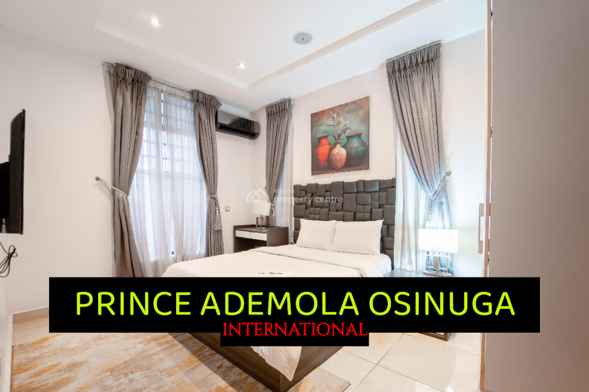 Furnished 4 Bedroom Detached Terrace Styled House + Pool + Gym, Off Banana Island Road, Ikoyi, Lagos, Terraced Duplex Short Let