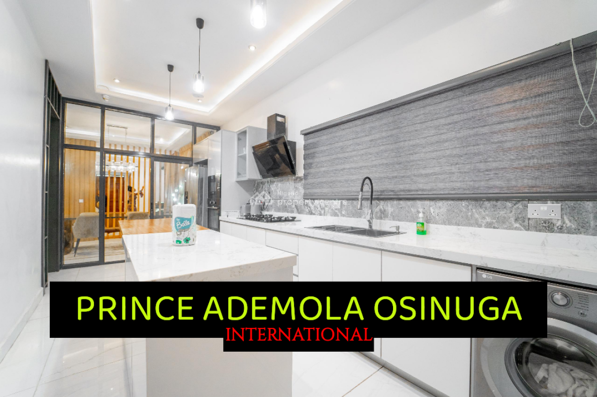 Furnished 4 Bedroom Detached Terrace Styled House + Pool + Gym, Off Banana Island Road, Ikoyi, Lagos, Terraced Duplex Short Let