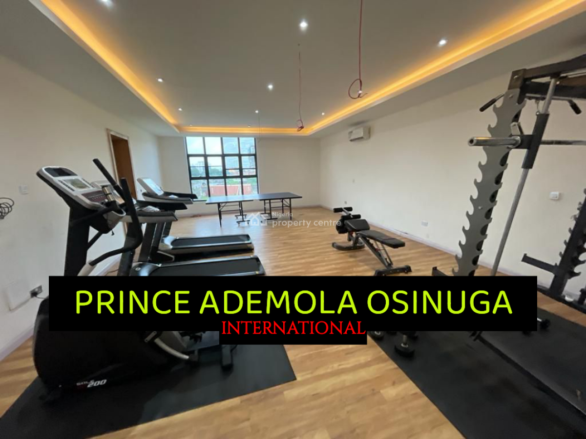 Furnished 4 Bedroom Detached Terrace Styled House + Pool + Gym, Off Banana Island Road, Ikoyi, Lagos, Terraced Duplex Short Let