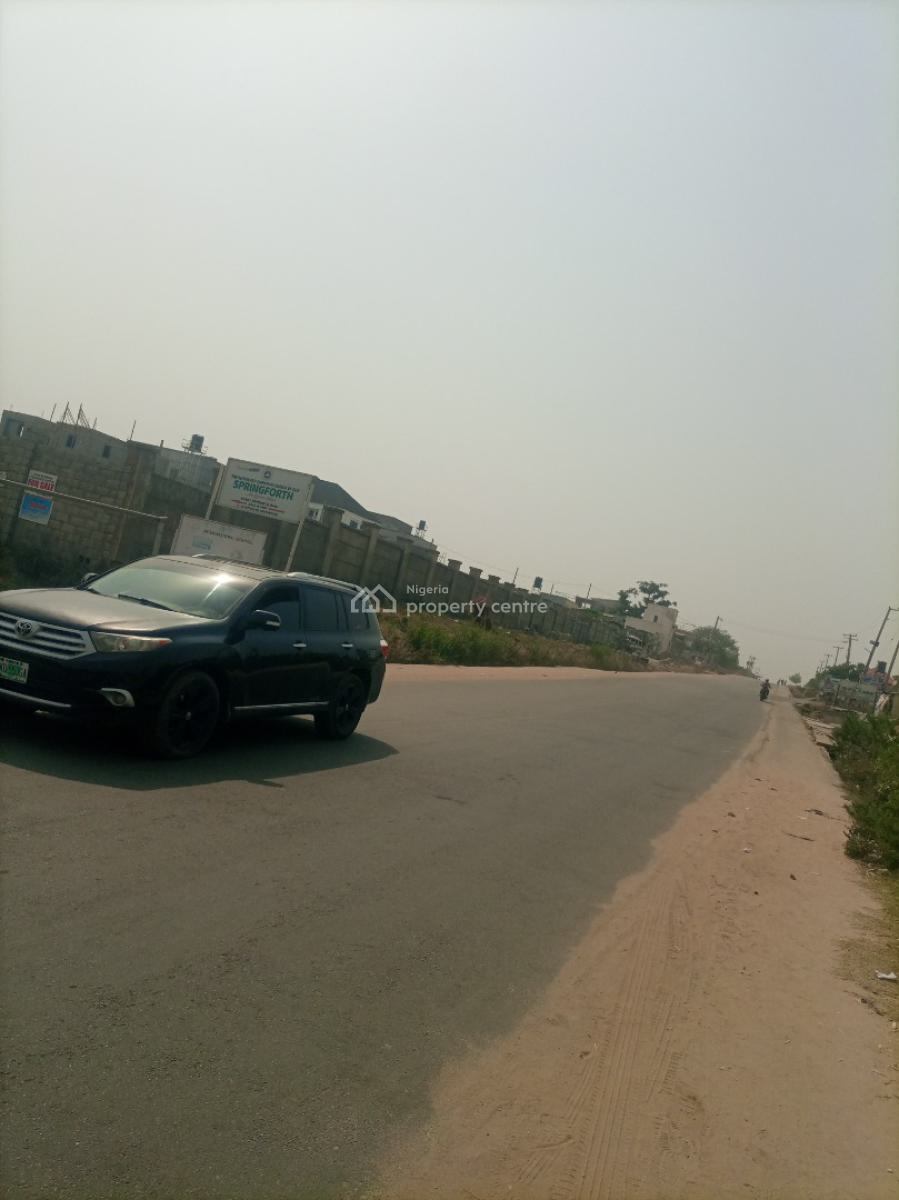 Commercial Plot on Tared Road,, Beside Coca-cola Depot, After Amac Market, Lugbe Crd Layout, Lugbe District, Abuja, Land for Sale