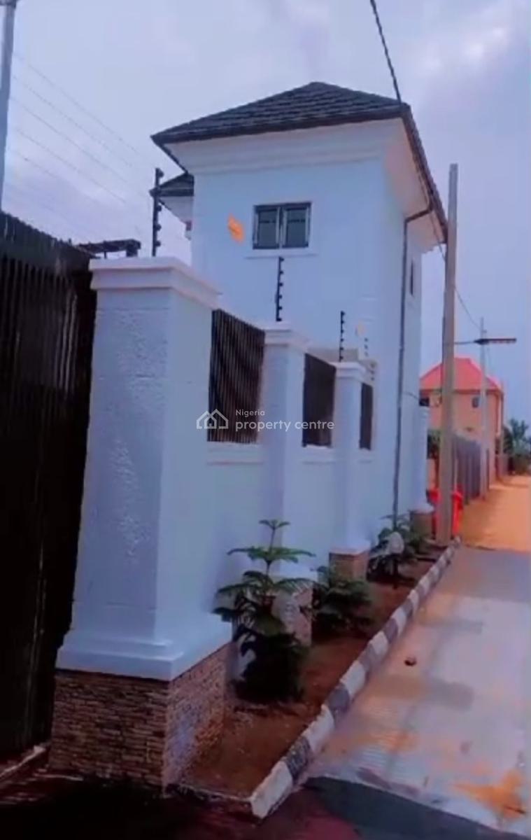 Super Standard 4 Bedrooms Bungalow and and Upstairs 1 Room Self Contain, Off Airport Rd at Okhuoromi Community Gra, Benin, Oredo, Edo, House for Sale