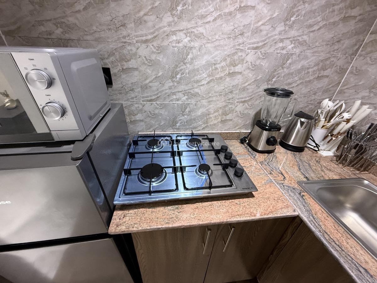 L&l The Crest Lovely Olive One Bedroom Apartment, Aderigbigbe Street, Onike, Yaba, Lagos, Flat / Apartment Short Let