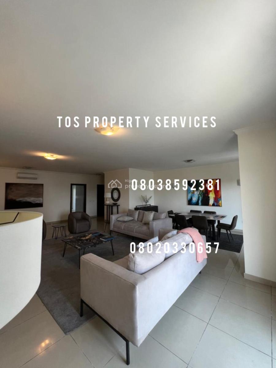 Furnished 3 Bedroom Apartment & Bq, Ikoyi, Old Ikoyi, Ikoyi, Lagos, Flat / Apartment for Rent