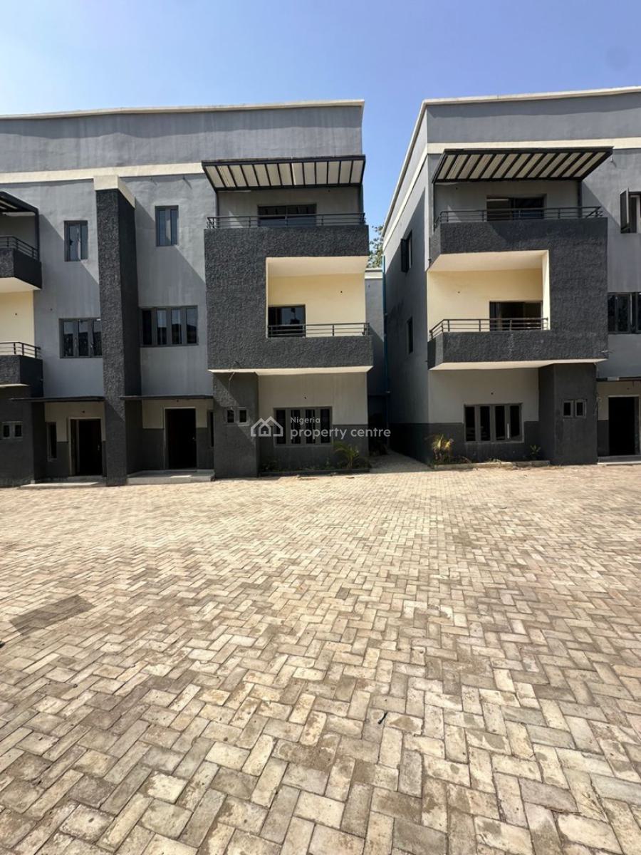 Brand New 4 Bedroom Spacious and Luxury Terrace Duplex with Bq, Serene Neighborhood, Wuse, Abuja, Terraced Duplex for Sale