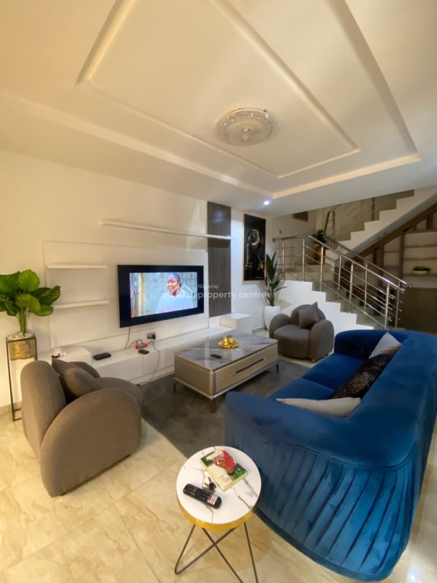 4bedroom Furnished Apartment, Serene, Guzape District, Abuja, Terraced Duplex for Rent