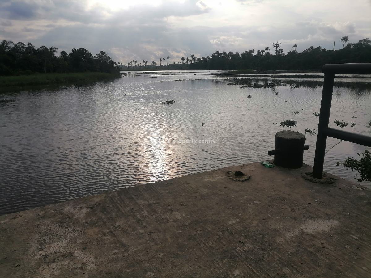 2 Acres of Land with Waterfront, Opete-otokutu Road, Opete, Udu, Delta, Commercial Land for Sale