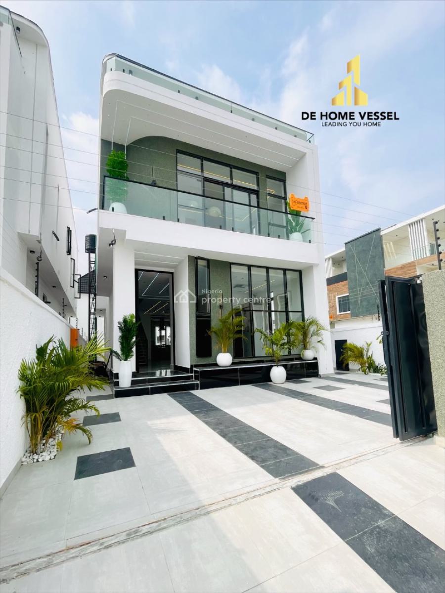 Beautifully Carved 4 Bedroom Fully Detached Home with Bq, Ajah, Lagos, Detached Duplex for Sale