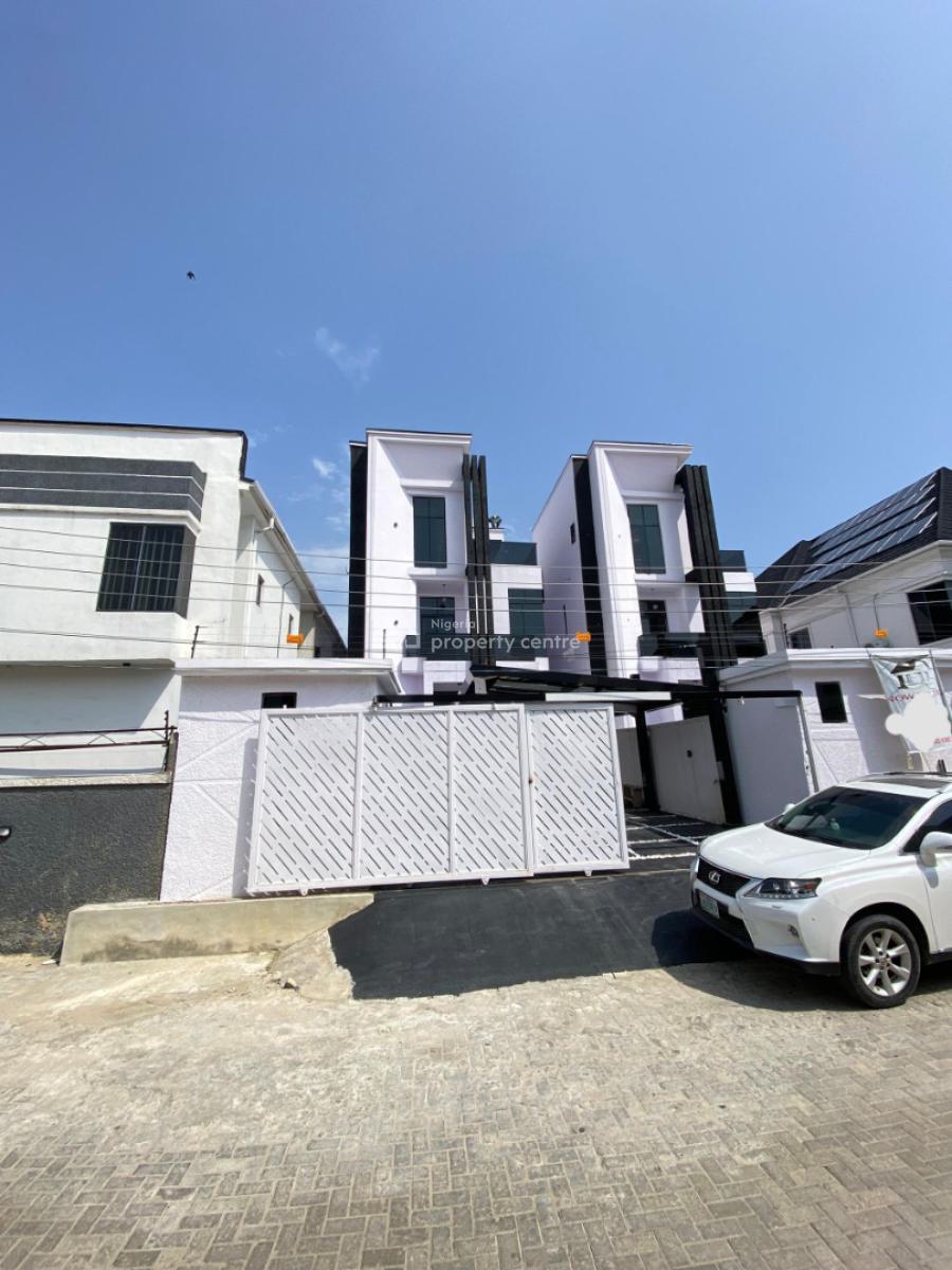 5 Bedroom Fully Detached Duplex with Bq, Cinema, Gym, and Pool, Orchid Road, Lekki Phase 2, Lekki, Lagos, Detached Duplex for Sale
