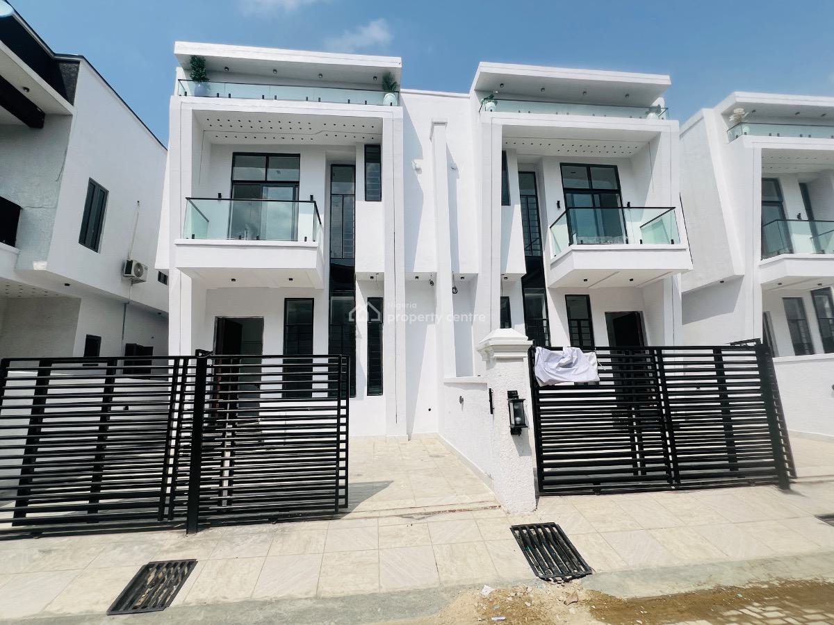 4 Bedroom Semi Detached Duplex in an Estate, Captains Court Estate Ajah, Ajah, Lagos, Semi-detached Duplex for Sale