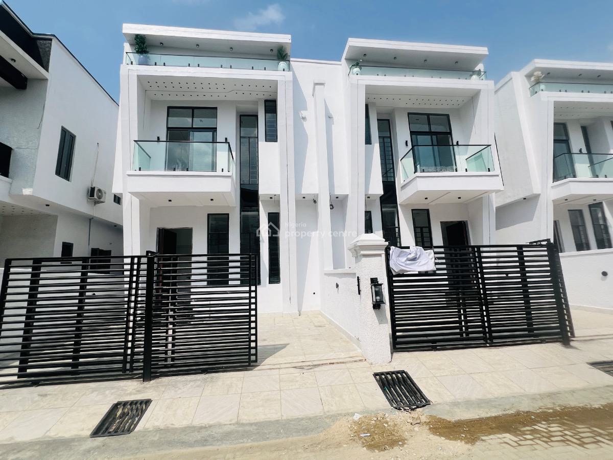 4 Bedroom Semi Detached Duplex in an Estate, Captains Court Estate Ajah, Ajah, Lagos, Semi-detached Duplex for Sale