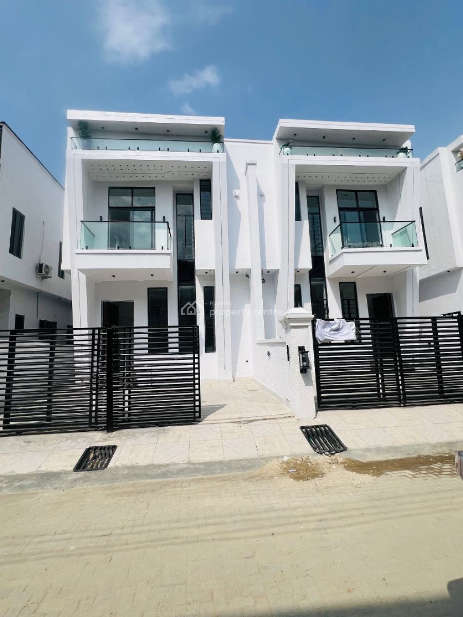 4 Bedroom Semi Detached Duplex in an Estate, Captains Court Estate Ajah, Ajah, Lagos, Semi-detached Duplex for Sale