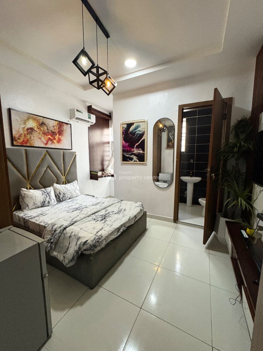 Single Room Fully Furnished Monthly Apartment, Lekki Conservation, Lekki Phase 2, Lekki, Lagos, Flat / Apartment for Rent