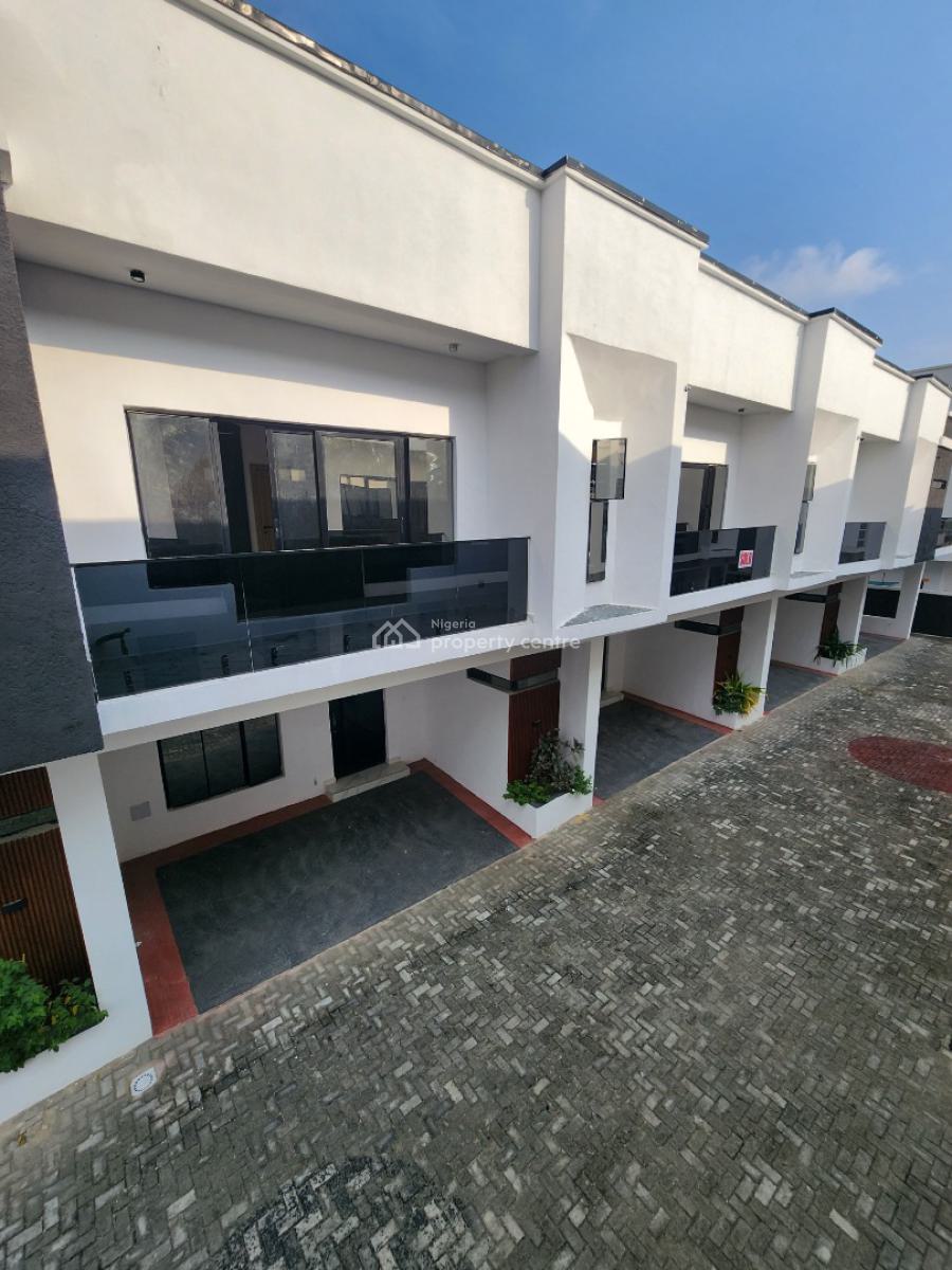 Exquisitely Finished 4 Bedroom Terrace Duplex with Bq, Ikota Gra, Lekki, Ikota, Lekki, Lagos, Terraced Duplex for Sale