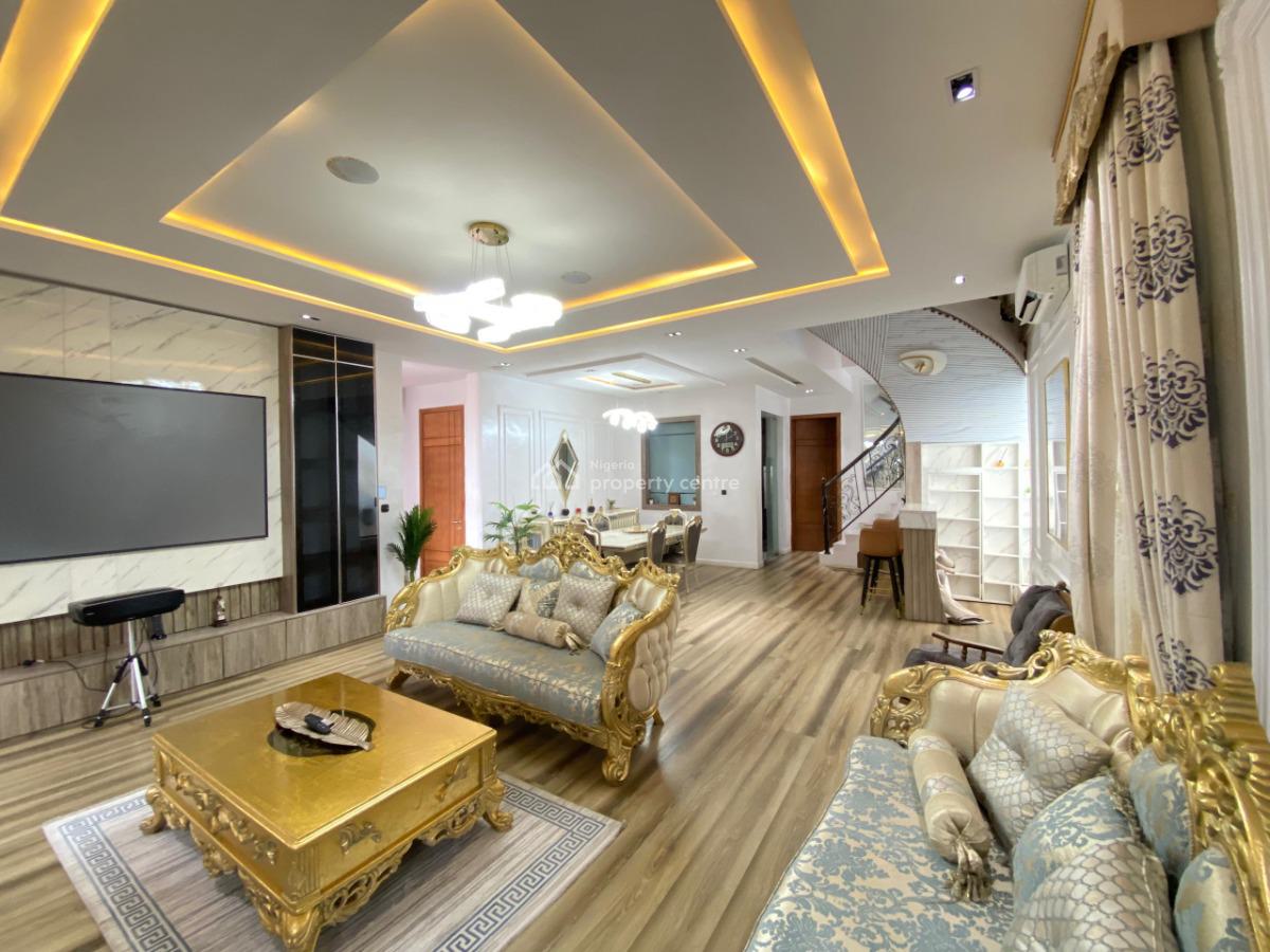 5 Bedroom Fully Furnished Detached Duplex with Bq, Pool, Cinema, Gym, Ikota, Lekki, Lagos, Detached Duplex for Sale
