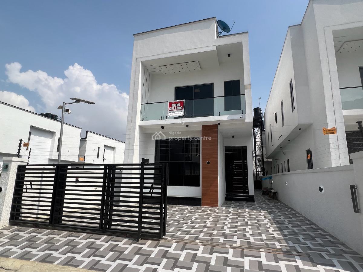 4 Bedroom Fully Detached Duplex in an Estate, Lekki Palm City, Ajah, Lagos, Detached Duplex for Sale