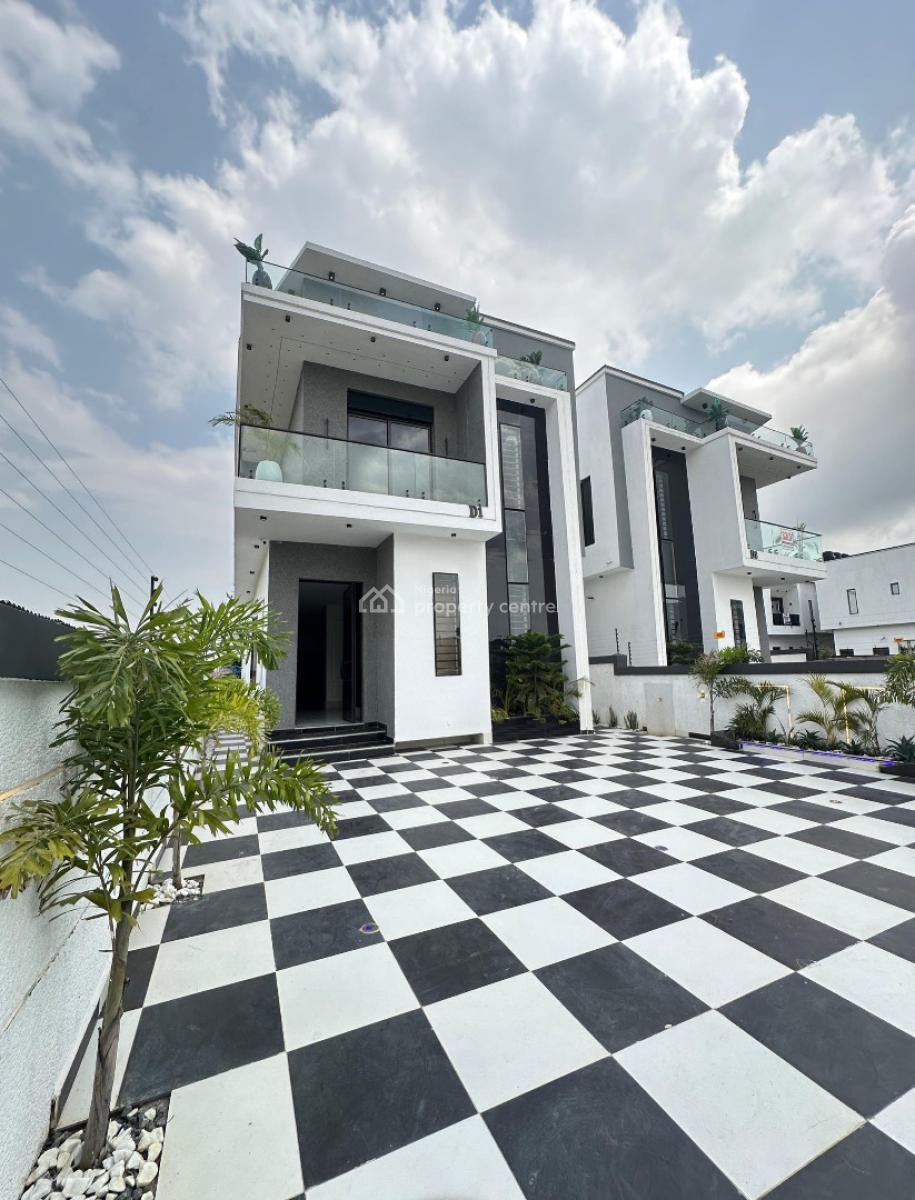 Spacious 5 Bedroom Fully Detached Duplex with Bq, Pool and Gazebo, Ajah, Lekki, Lagos, Detached Duplex for Sale