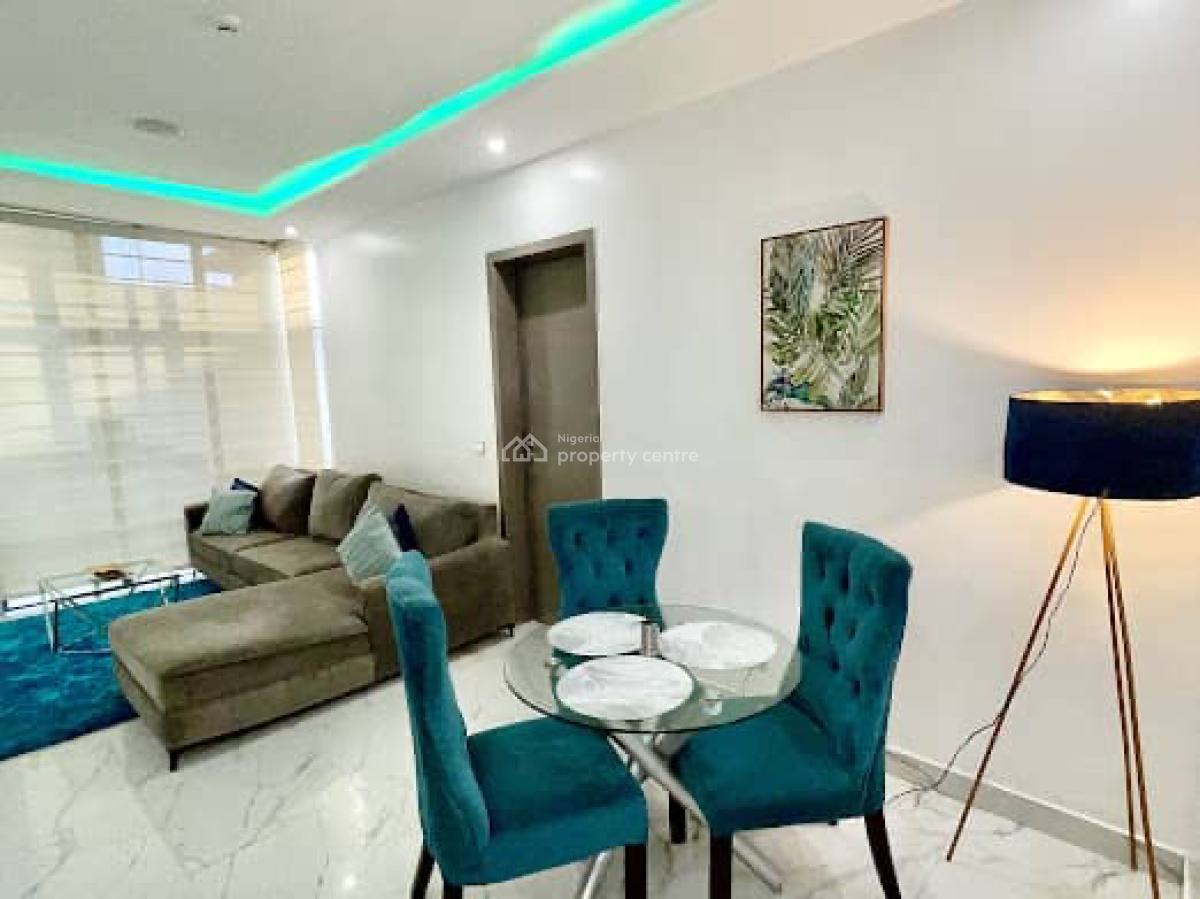 a Tasteful Furnished Mini Falt Apartment with Pool, Gym, Ps5, Ceiling Bluetooth Speaker, Elevator, Balconies, Lekki Phase 1, Lekki, Lagos, Flat / Apartment Short Let