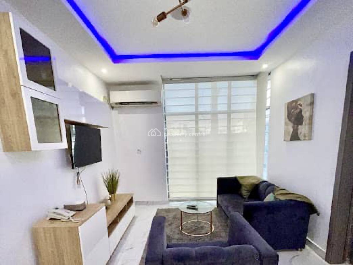 a Tasteful Furnished Mini Falt Apartment with Pool, Gym, Ps5, Ceiling Bluetooth Speaker, Elevator, Balconies, Lekki Phase 1, Lekki, Lagos, Flat / Apartment Short Let