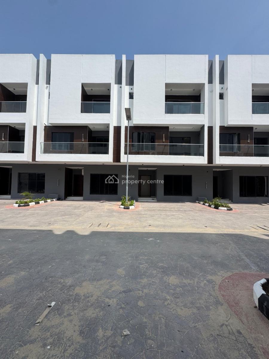 4 Bedroom Terrace Duplex + Bq, Swimming Pool, Kids Play Area, Lekki Phase 1, Lekki, Lagos, Terraced Duplex for Rent