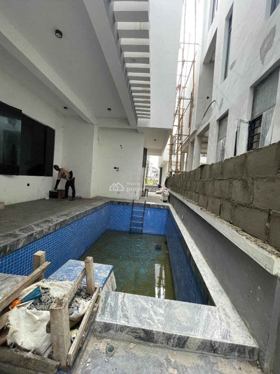 Well Built 5 Bedroom Detached  with Cinema, Pool, Study and Bq., Ikota, Lekki, Lagos, Detached Duplex for Sale