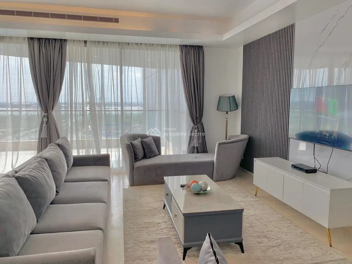 Olaceous 3 Bedroom Ocean View Apartment with Pool & Gym, Eko Atlantic City, Lagos, Flat / Apartment Short Let