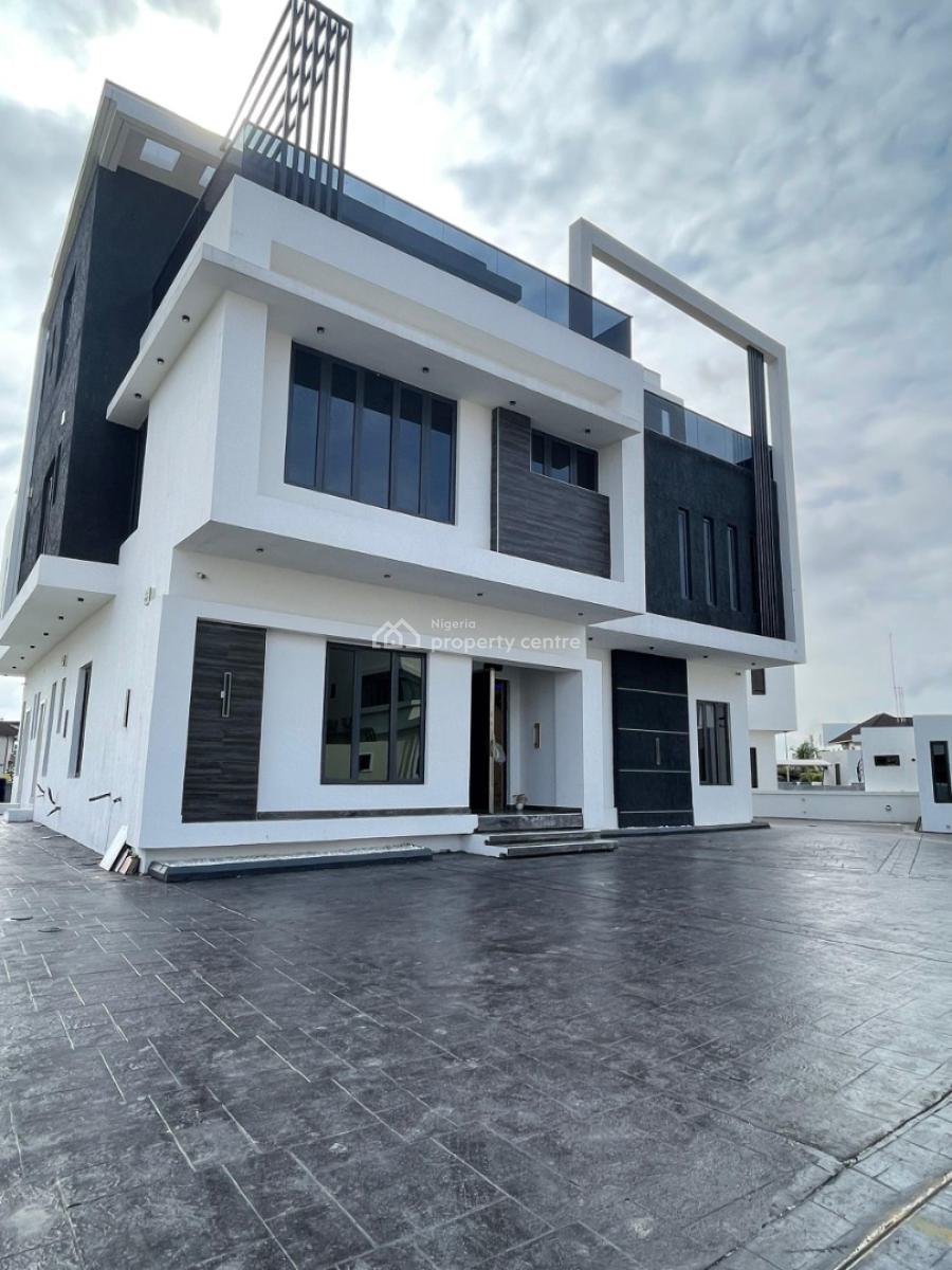 7 Bedroom Fully Detached Smart Automated Living 	-	in-house Elevator, Pinnock Beach Estate, Osapa, Lekki, Lagos, Detached Duplex for Sale