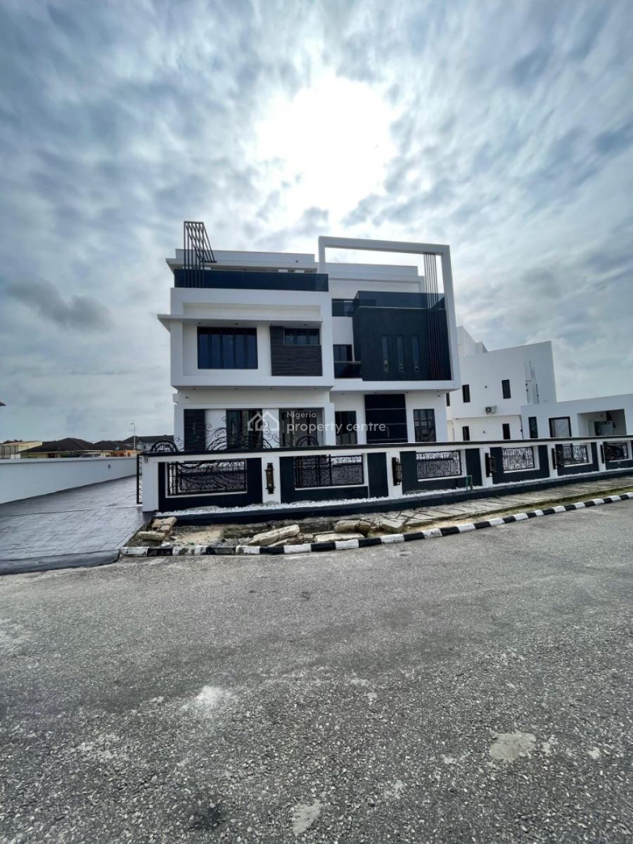 7 Bedroom Fully Detached Smart Automated Living 	-	in-house Elevator, Pinnock Beach Estate, Osapa, Lekki, Lagos, Detached Duplex for Sale