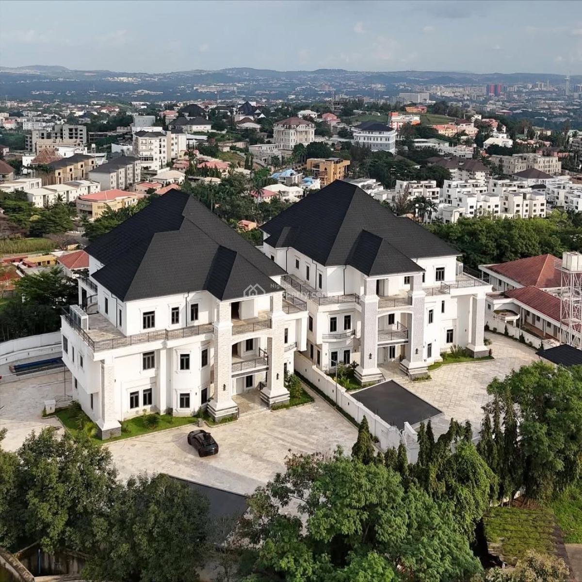 9 Bedroom Exquisite Mansion with a Penthouse Elevator Gym, Pool, Maitama District, Abuja, Detached Duplex for Sale