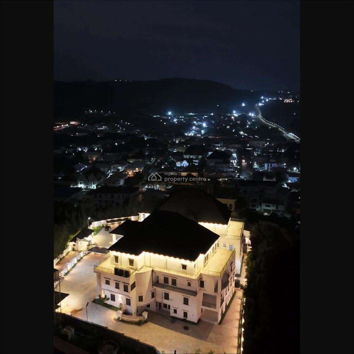 9 Bedroom Exquisite Mansion with a Penthouse Elevator Gym, Pool, Maitama District, Abuja, Detached Duplex for Sale