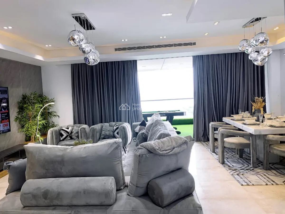 Olaceous 3 Bedroom Serenity Apartment with Swimming Pool, Eko Atlantic City, Lagos, Flat / Apartment Short Let