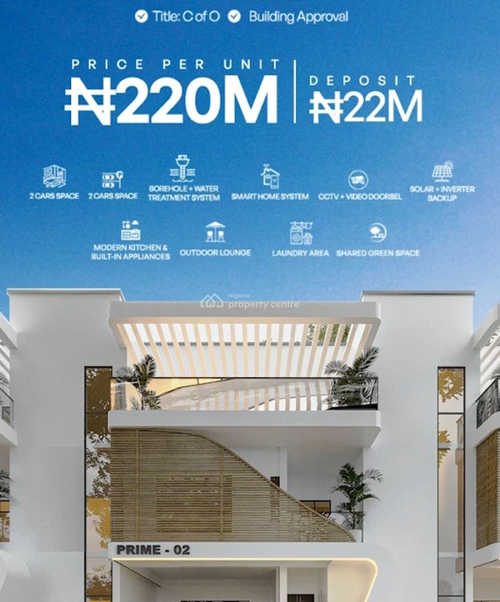 Offplan 4 Crafted Terraces Designed for Those Who Value Calm Living, T, Festac, Amuwo Odofin, Lagos, Terraced Duplex for Sale